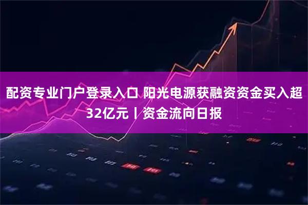 配资专业门户登录入口 阳光电源获融资资金买入超32亿元丨资金流向日报